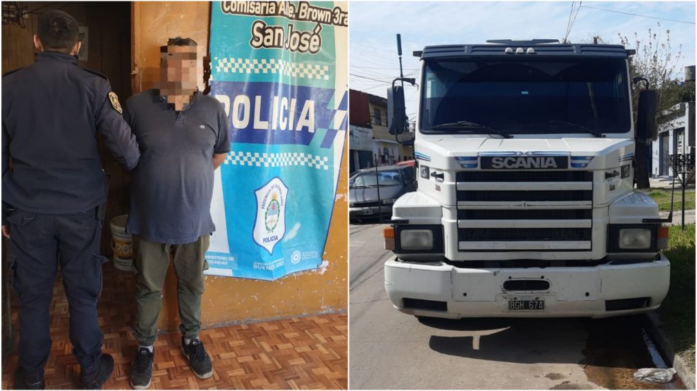 El sospechoso tiene 42 a�os y qued� tras las rejas (Gentileza Polic�a Bonaerense).