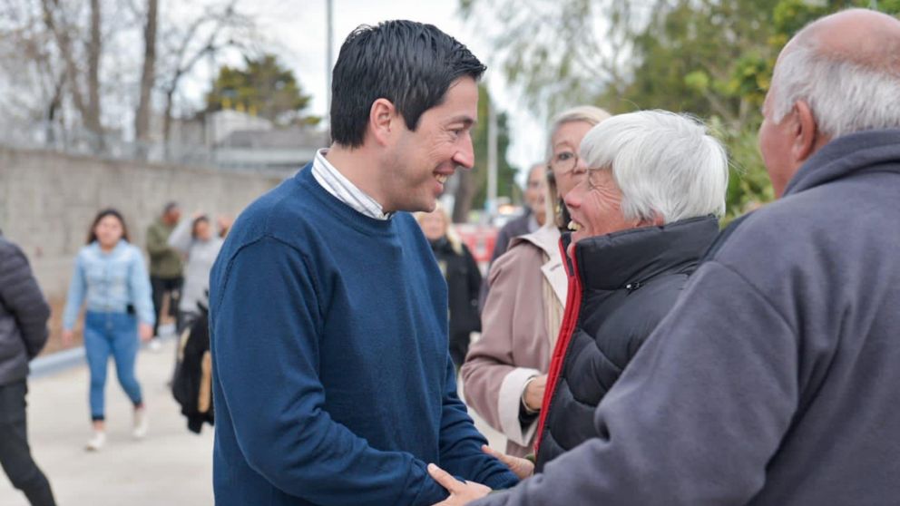 Leonardo Nardini estuvo presente en la habilitación de uno de los tramos del proyecto que contempla obras de repavimentación e hidráulicas en la avenida Patricias Mendocinas.