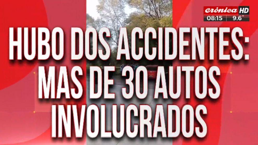 Tormenta de tierra y viento provocó fatal choque en cadena