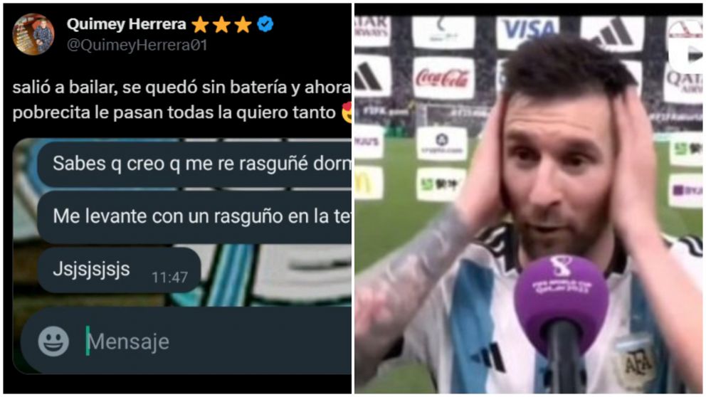 Su novia salió a bailar y le mandó un curioso mensaje a su pareja.