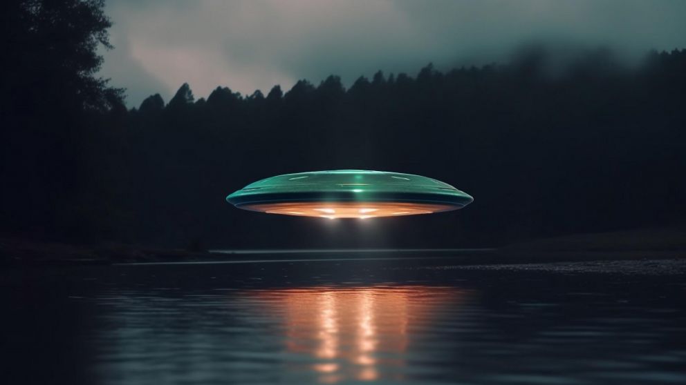 Imagen ilustrativa de un objeto volador no identificado (Freepik).