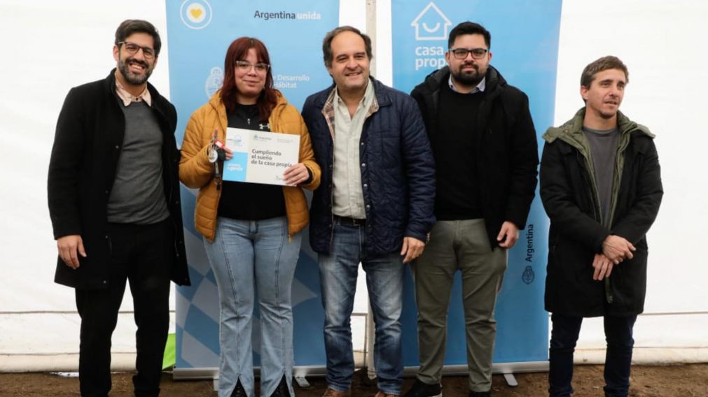Entrega de viviendas de Procrear II en la Ciudad Aut�noma de Buenos Aires.