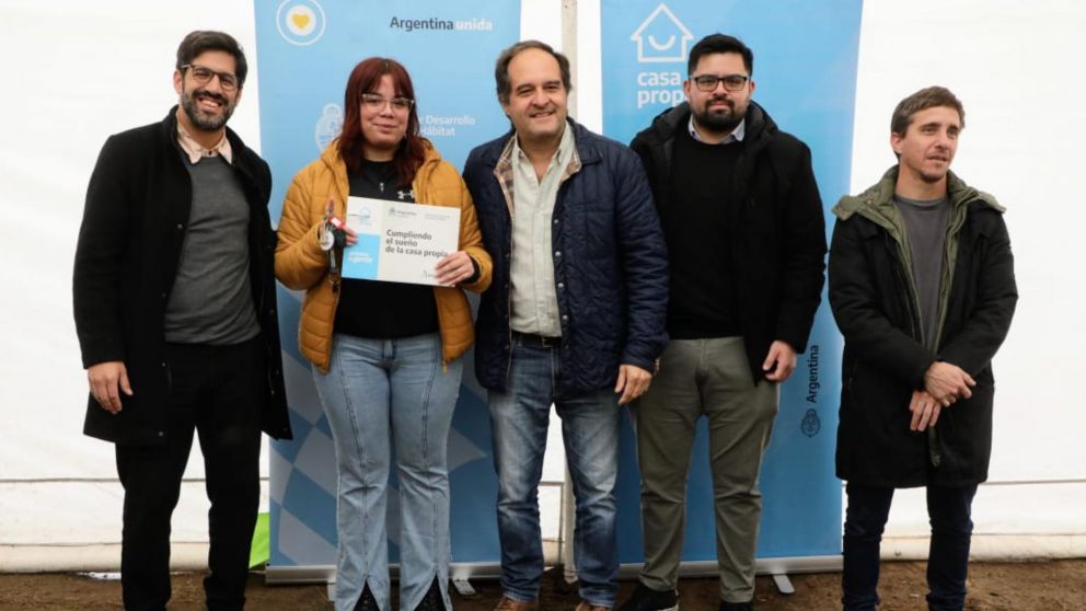 Entrega de viviendas de Procrear II en la Ciudad Autónoma de Buenos Aires.