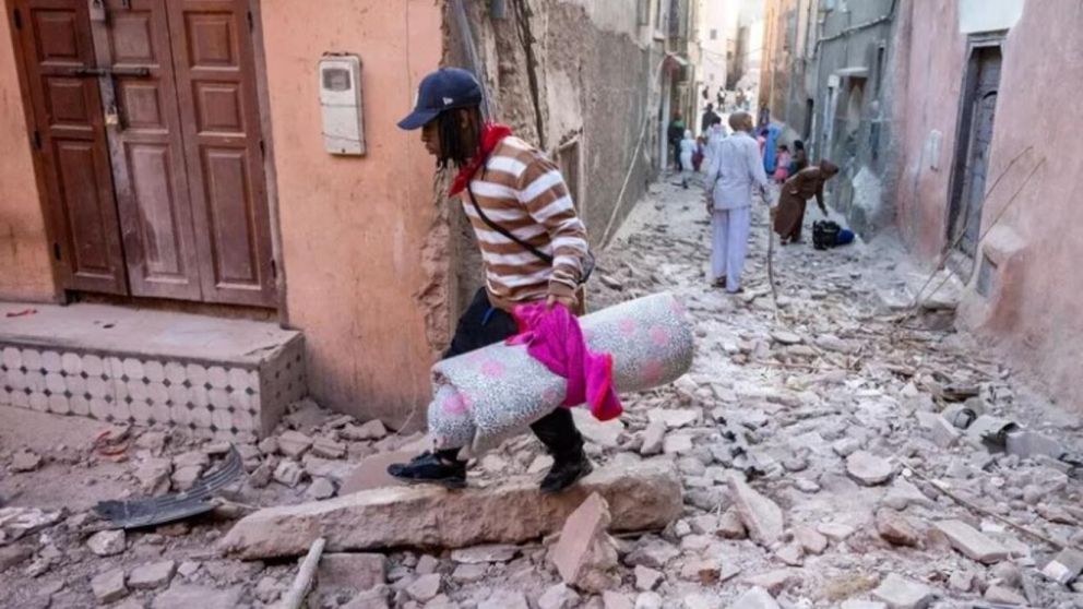 El devastador terremoto dejó más de mil de muertos en Marruecos (Twitter).
