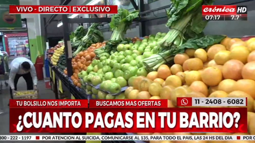 Frutas y verduras en el tope de los aumentos: ¿Qué pasa con los precios?
