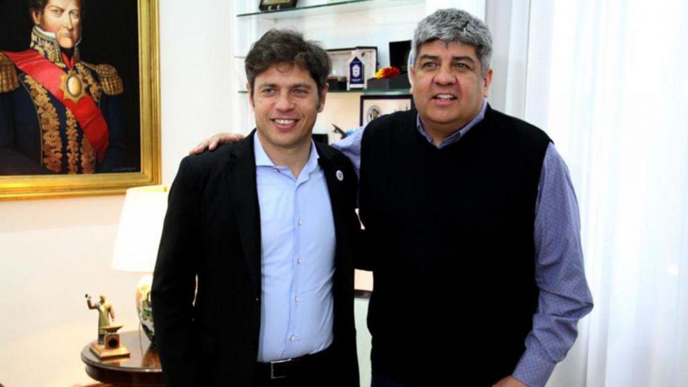 Axel Kicillof recibió a Pablo Moyano en Casa de Gobierno bonaerense.
