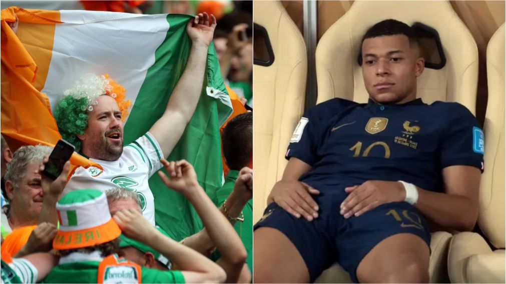 La hinchada de Irlanda le �record� a Francia la derrota frente a Argentina en la final del Mundial: �Los mejores europeos�