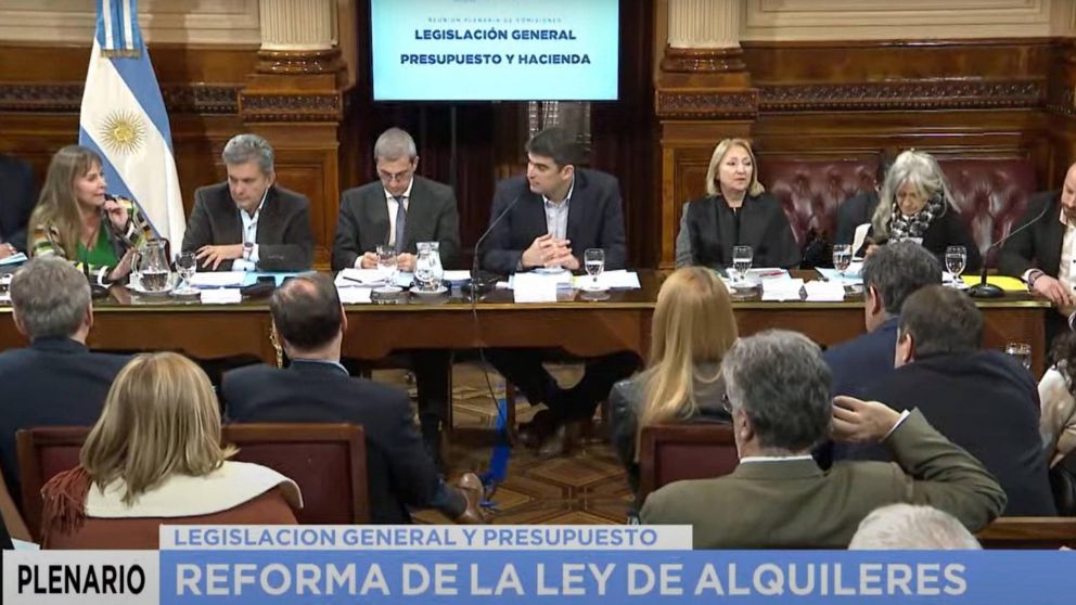 El Senado retomó el debate de la Ley de Alquileres.