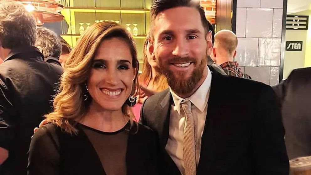 Soledad Pastorutti junto a Lionel Messi.