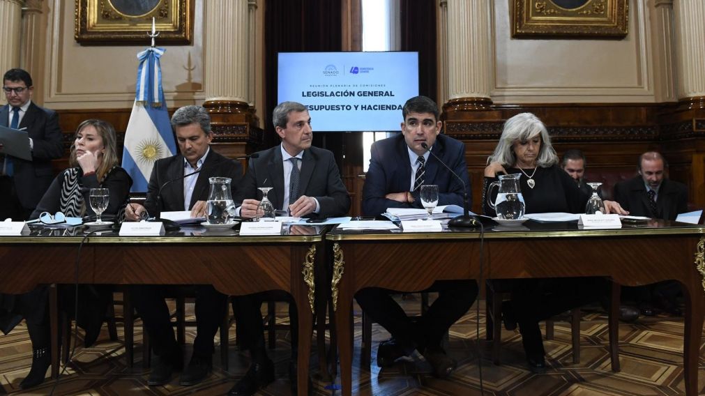 La sesi�n de la semana pasada en la que se trat� la reforma de la Ley de Alquileres (Gentileza Senado).