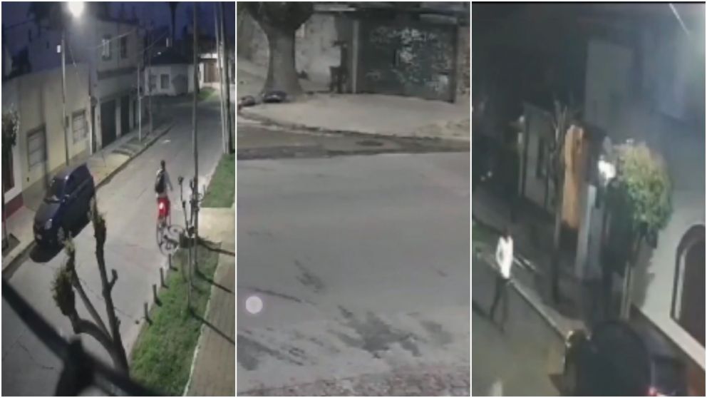 Los violentos delincuentes que amenazaron a su víctima fueron filmados.