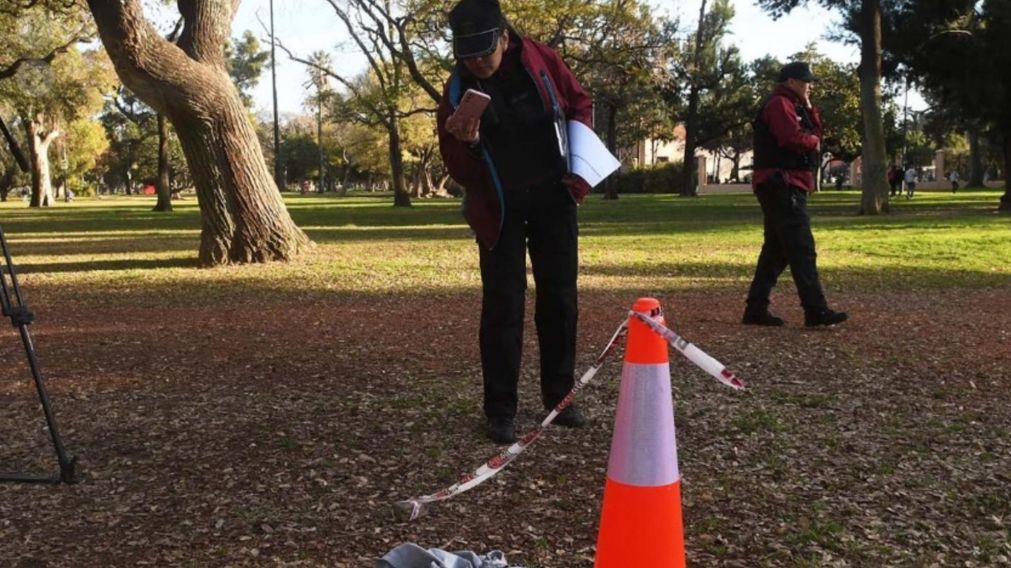 El sector del parque Tres de Febrero donde ocurri� el ataque homicida (T�lam/Archivo).