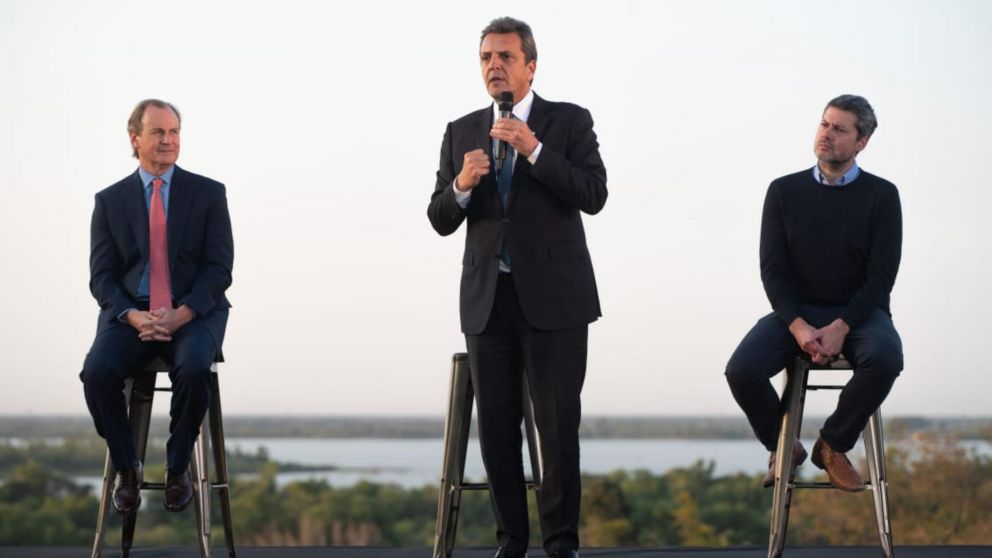 Massa, Lammens y Bordet lanzaron PreViaje 5 en un acto en Entre Ríos.
