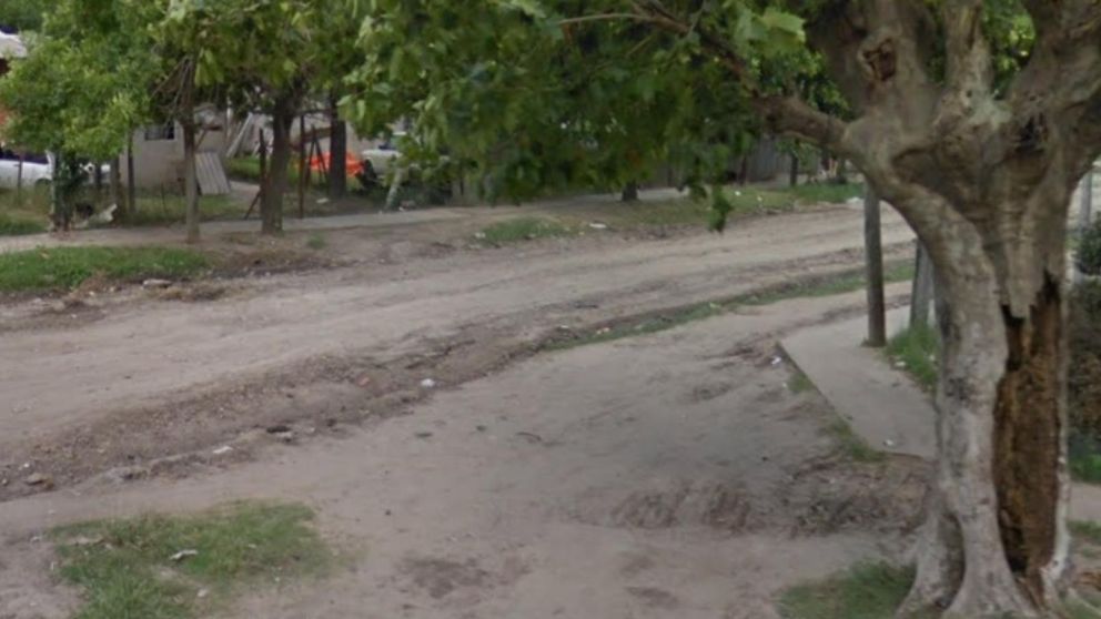 La zona donde se produjo el crimen de Federico Martín González.