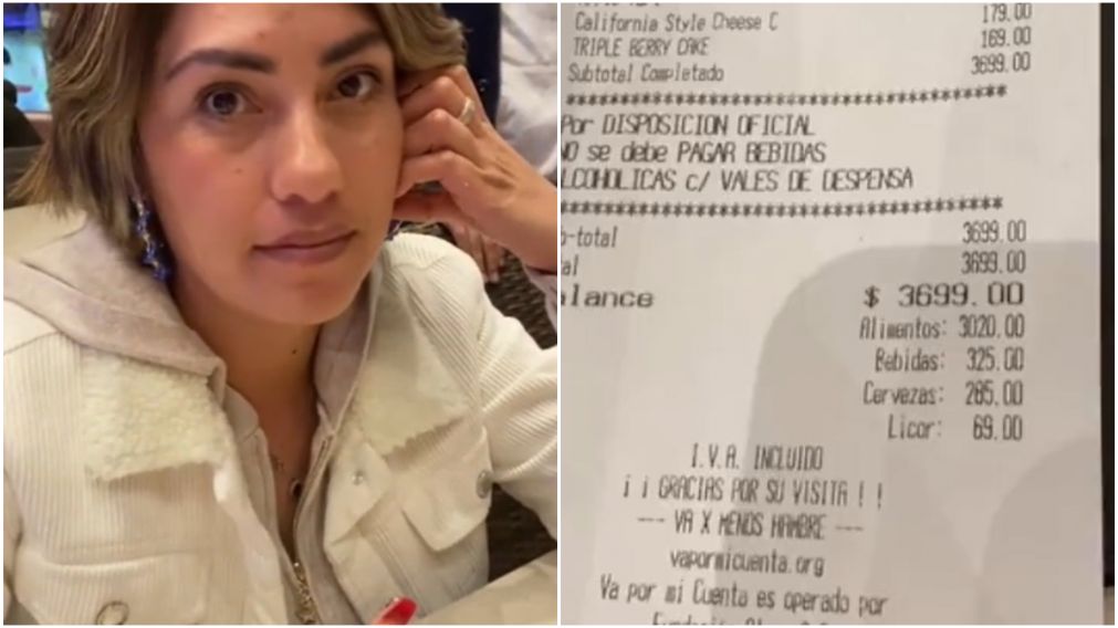 La invitaron a una cena romántica pero llevó a toda su familia.