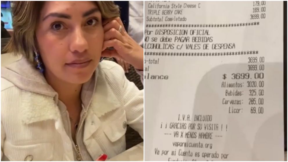 La invitaron a una cena romántica pero llevó a toda su familia.