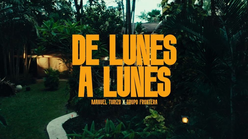 �De Lunes a Lunes� es el primer tema que Manuel Turizo canta junto a Grupo Frontera.