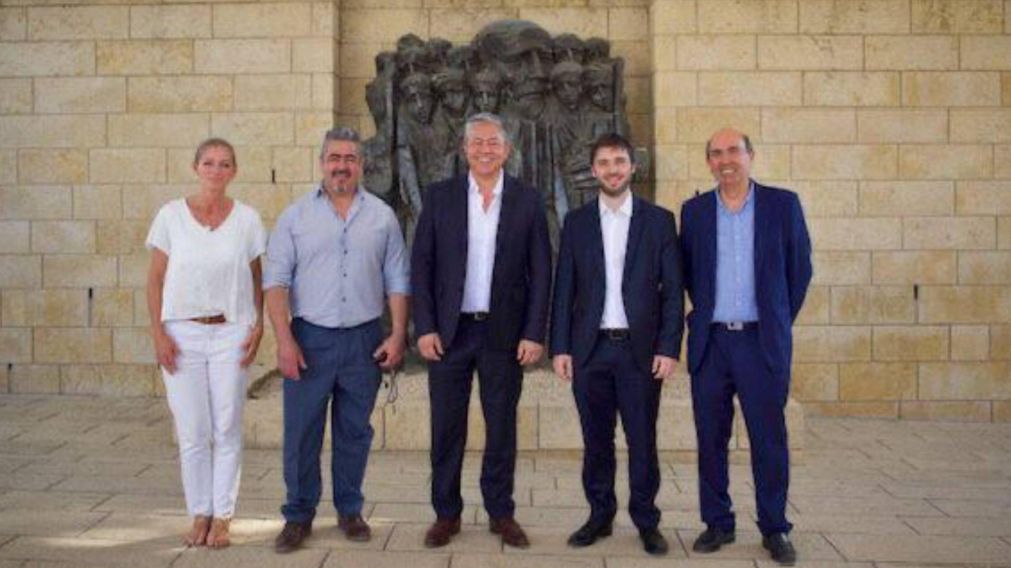 Ignacio Torres y Rolando Figueroa recorrieron Israel: agenda, actividades y una visita "satisfactoria".