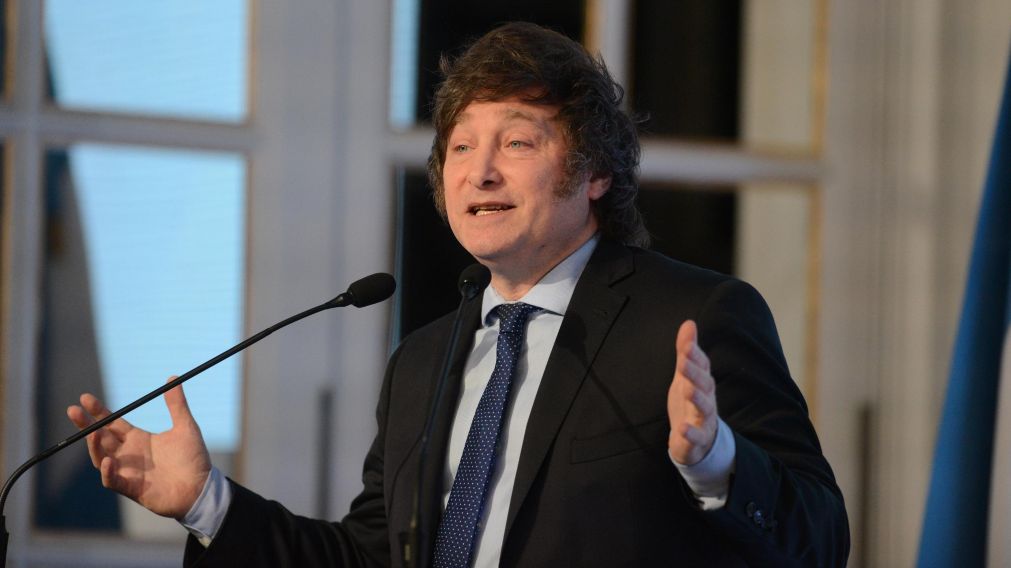 Javier Milei expuso en la 20° edición del Consejo de las Américas. (Hernán Nersesián/Crónica)