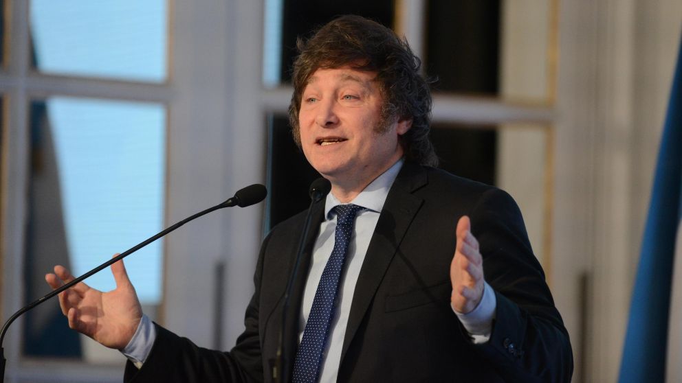 Javier Milei expuso en la 20° edición del Consejo de las Américas. (Hernán Nersesián/Crónica)