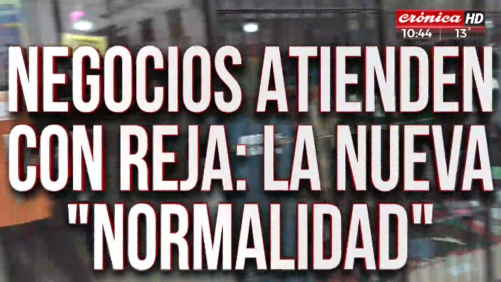 Nueva normalidad tras los saqueos: atienden tras las rejas