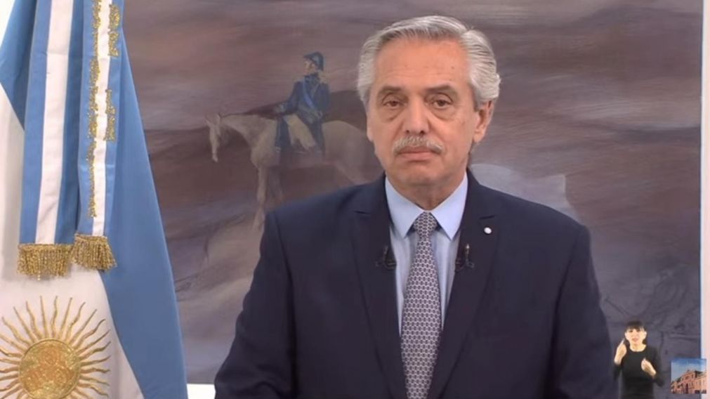 El presidente Alberto Fernández anunció el ingreso a los BRICS por cadena nacional (Captura de video).