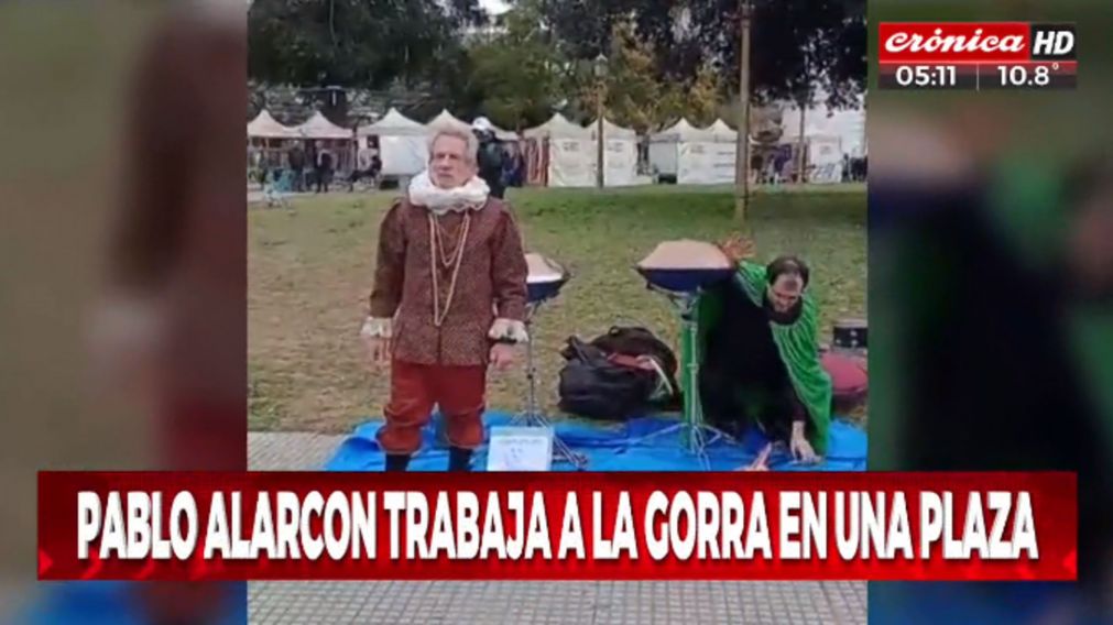 Pablo Alarcón trabaja a la gorra para poder sobrevivir