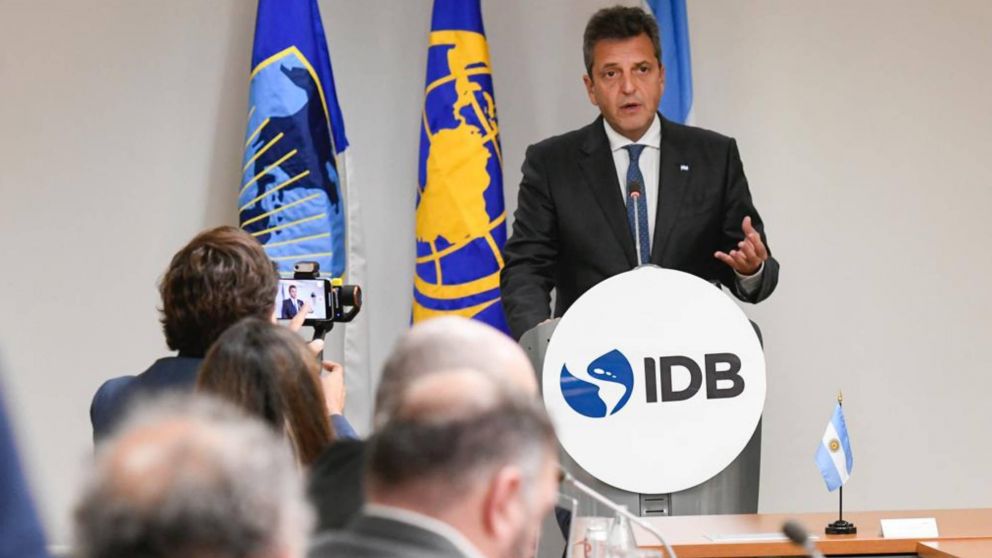 Así fue la exposición de Sergio Massa desde el BID.