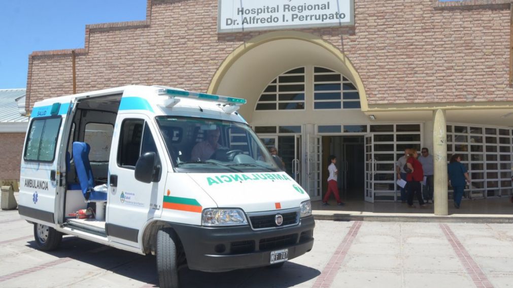 La víctima fue trasladada al Hospital Regional "Dr Alfredo I. Perrupato" de la zona.