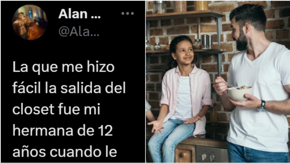 Un hombre "salió del clóset" ante su familia y la reacción de su hermana lo sorprendió.