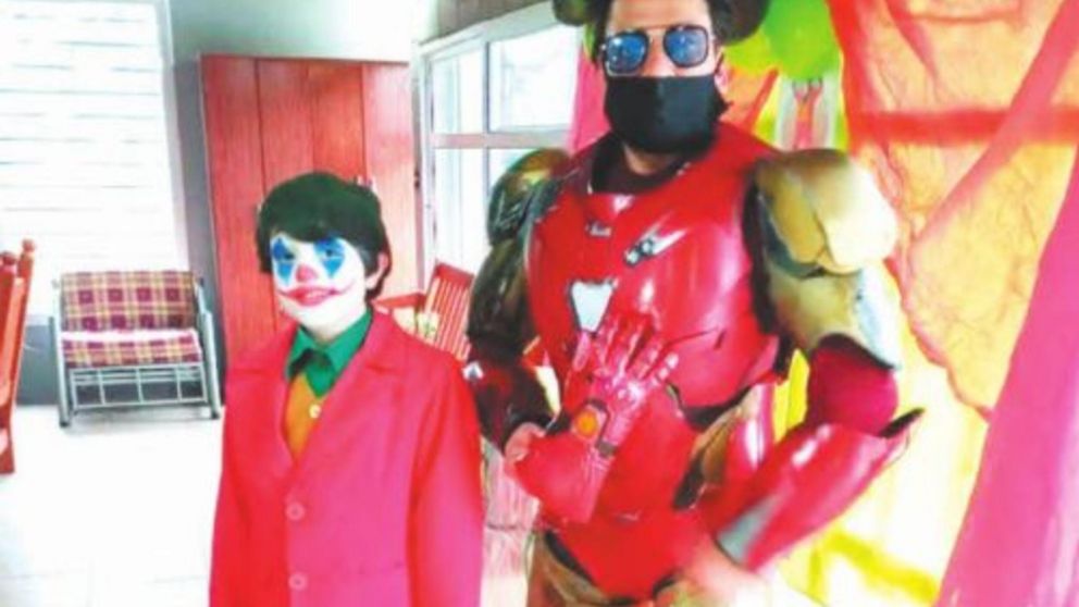 Ivo y su superhéroe: "Iron Man me pasó su fuerza".