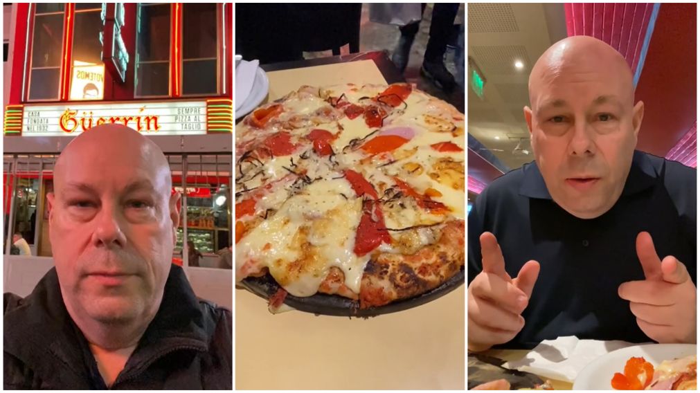 Un turista calificó la pizza argentina y se hizo viral en TikTok.