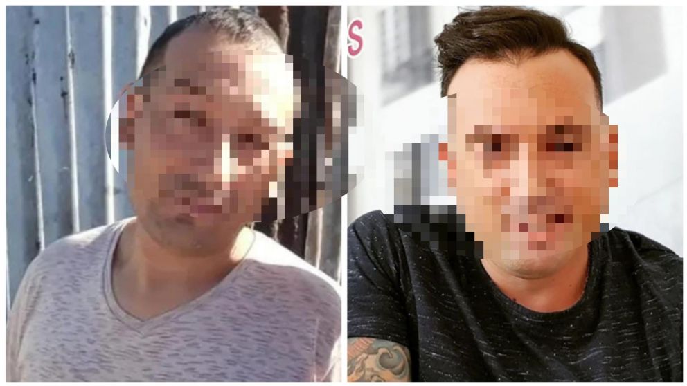 Luis Alberto Contrera y Nahuel Vargas, dos de los ocho detenidos por el crimen de Fernando Pérez Algaba.