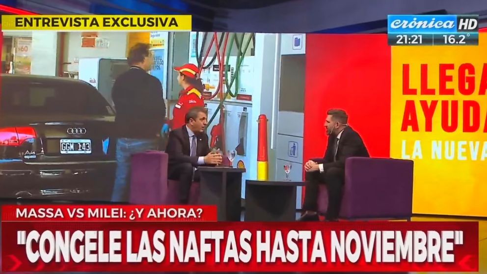 Sergio Massa en Crónica sobre los rumores de renuncia: "Yo nunca suelto el timón en el medio de la tormenta".