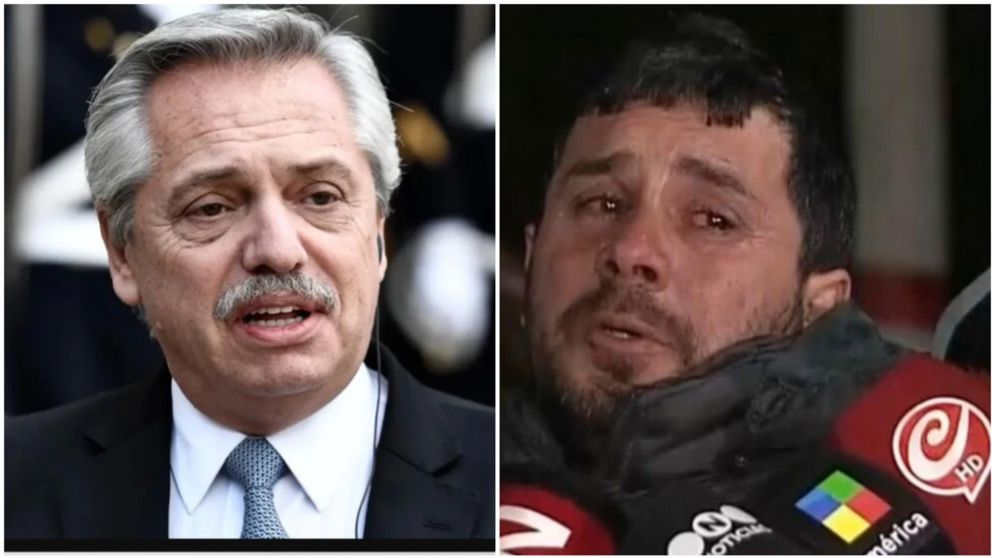 Alberto Fernández se reunió con Hugo Domínguez, el papá de la nena asesinada.