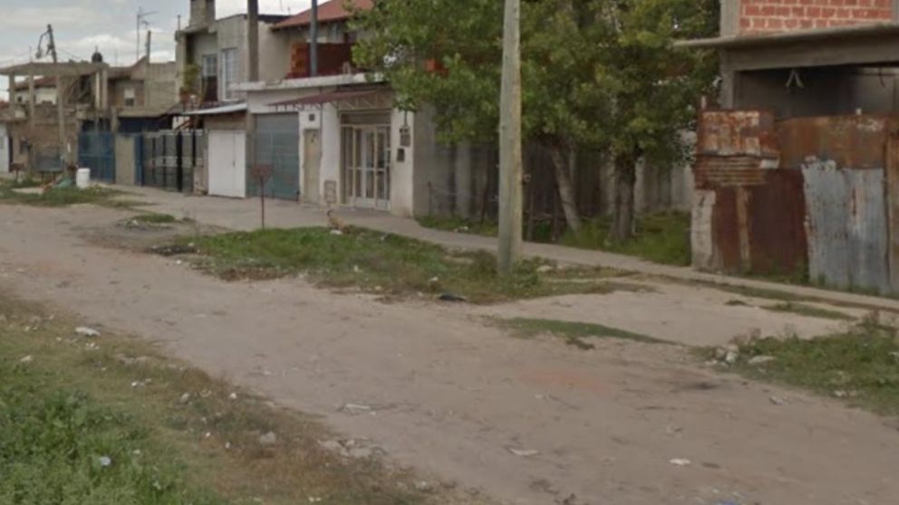 En este vecindario fueron heridos ambos pequeños.