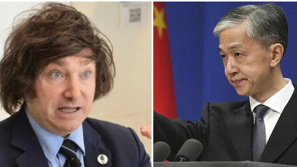 Javier Milei recibió una contundente respuesta del portavoz del ministro de Exteriores chino.