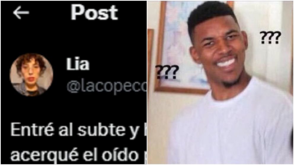 Una usuaria escuchó en el subte a dos personas discutiendo sobre "lo mal que estamos", pero el motivo de la conversación la dejó confundida.