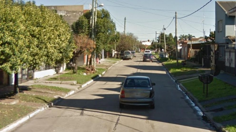 En este vecindario se produjo el dram�tico incidente.