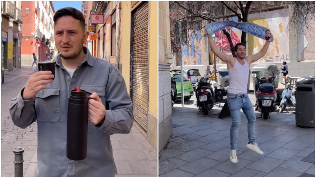 El video viral se llenó de comentarios de argentinos en TikTok.