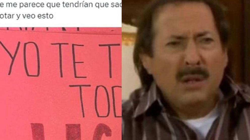 El "zarpado" cartel del cuarto oscuro de las PASO que se volvió viral.