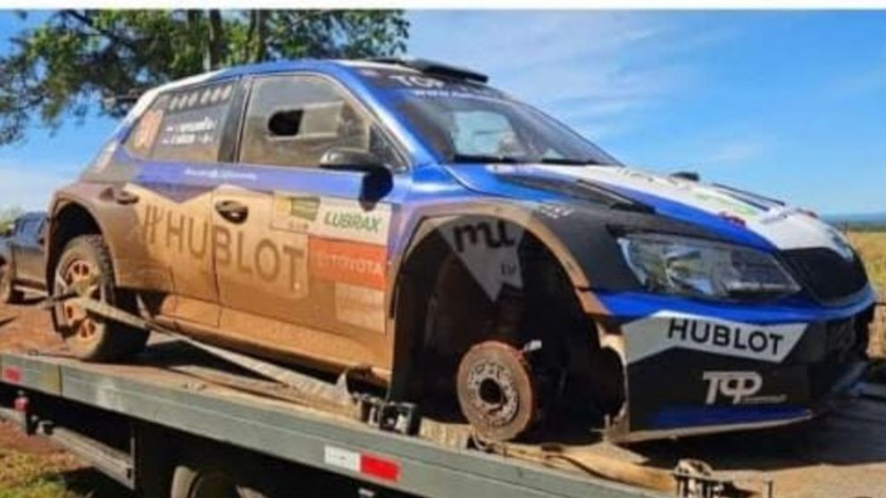 El auto al que se le desprendió la rueda que mató al nene.