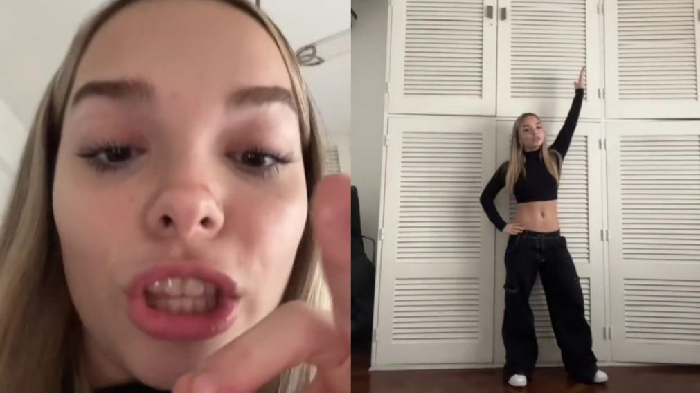 Sus seguidores la acusaron de ser "enana", ella lo negó y para desmentirlo grabó un video que se volvió viral en TikTok.