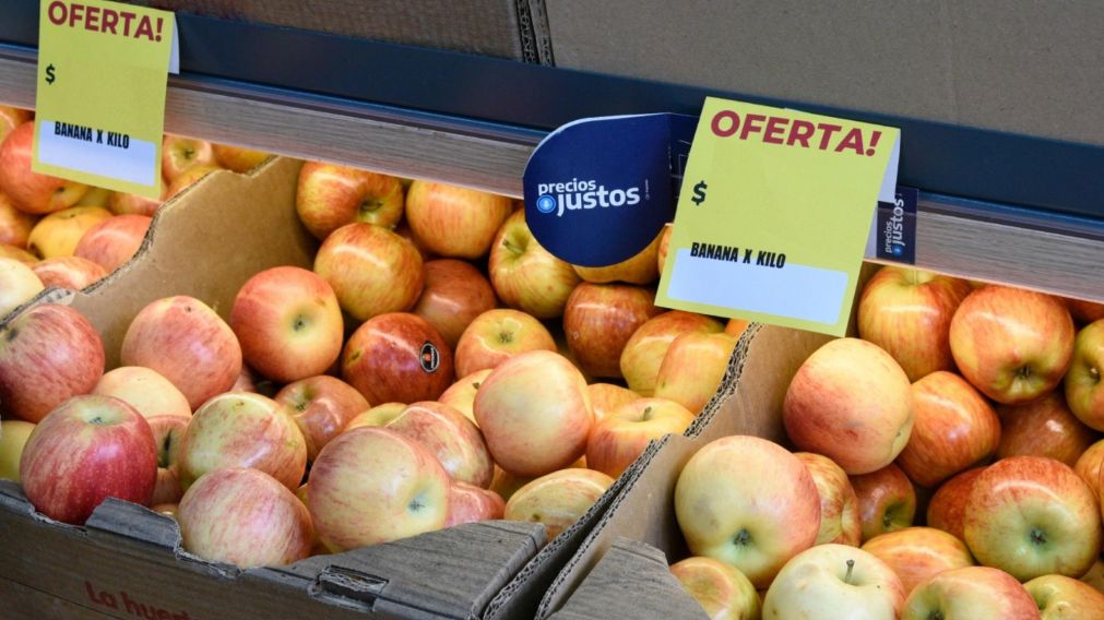 La manzana es una de las frutas disponibles en el programa Precios Justos.