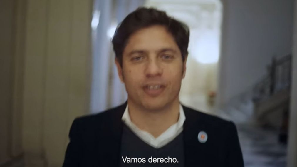 Axel Kicillof presentó un nuevo spot de cara a las elecciones del próximo domingo.