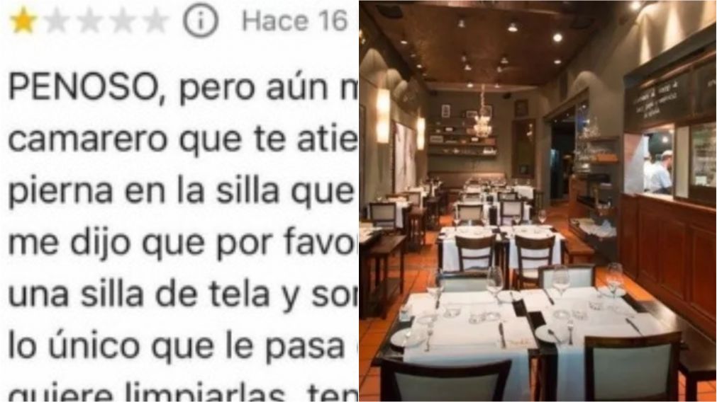 Fue a un bar, se “acostó” en dos sillas y se peleó con el mozo: “Patético”