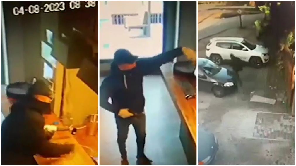 Dos hombres robaron violentamente un restaurante de City Bell.