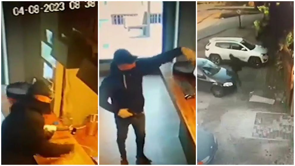 Dos hombres robaron violentamente un restaurante de City Bell.
