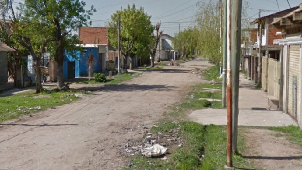 En este vecindario se produjo el homicidio de Daniel Alberto Medina.