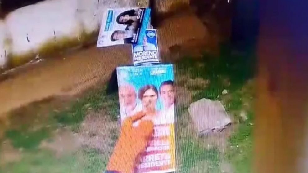 El precandidato qued� captado por las c�maras de seguridad municipales.